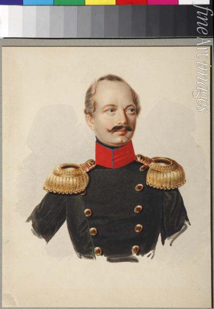 Klünder Alexander Ivanovich - Portrait of Nikolay Fyodorovich Plautin (1794-1866)