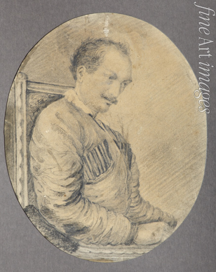 Unbekannter Künstler - Porträt des Dichters, Dekabristen Fürsten Alexander I. Odojewski (1802-1839)