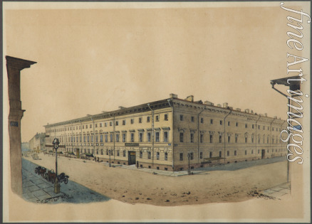 Bagantz Friedrich Heinrich - The ordonance house at Sadovaya Street in Petersburg