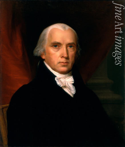 Vanderlyn John - Porträt von James Madison (1751-1836)