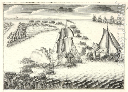 Subow Alexei Fjodorowitsch - Die Seeschlacht an der Newa-Mündung am 18. Mai 1703