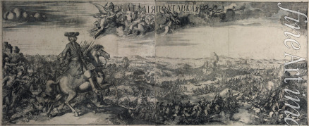 Zubov Alexei Fyodorovich - The Battle of Poltava on 27 June 1709