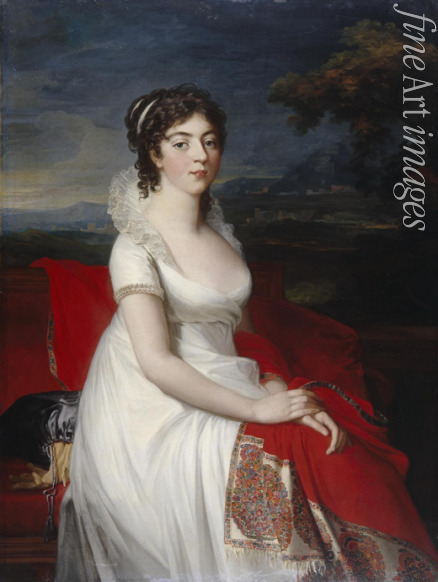Mosnier Jean Laurent - Portrait of Countess Obolenskaya