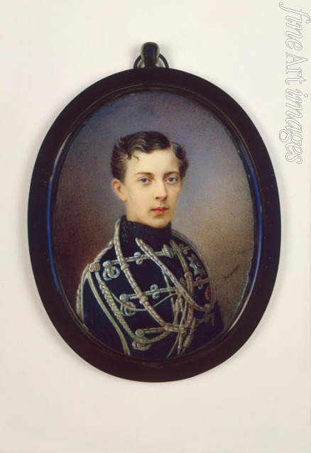Rockstuhl Alois Gustav - Portrait of Tsarevich Nicholas Alexandrovich of Russia (1843-1865)