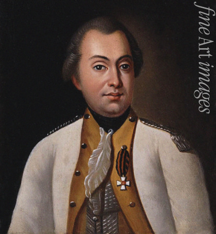 Unbekannter Künstler - Michail Kutusow in der Uniform des Lugansk-Regiments, 1788