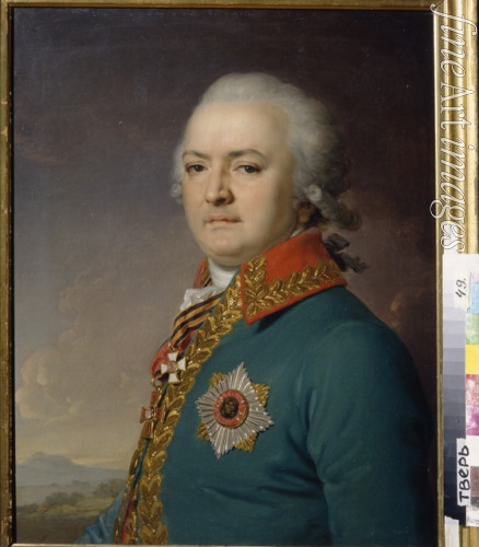 Borowikowski Wladimir Lukitsch - Porträt von Alexander Wassiljewitsch Polikarpow (1753-1811)