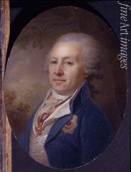 Borowikowski Wladimir Lukitsch - Porträt von Baron Alexei Iwanowitsch Wassiljew (1742-1807)