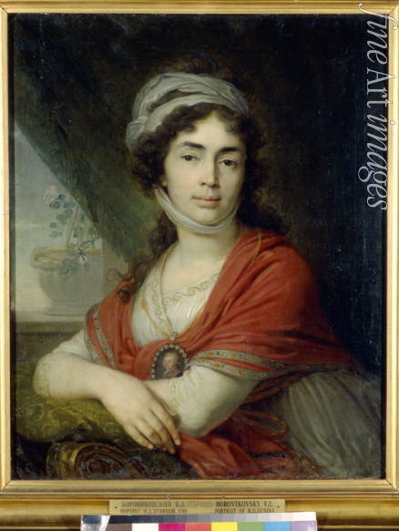 Borovikovsky Vladimir Lukich - Portrait of Maria (Marfa) Dmitrievna Dunina, née Norova