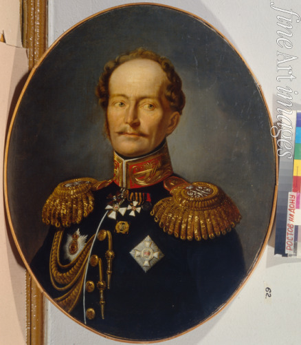 Unbekannter Künstler - Porträt von General-Adjutant Karl Karlowitsch Merder (1787-1834)