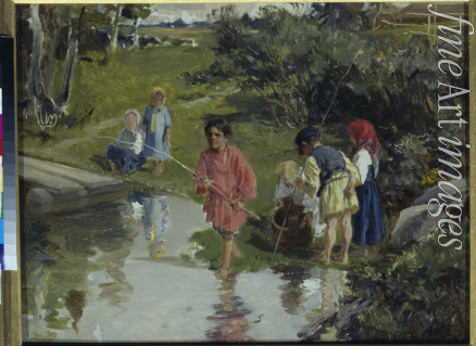 Pryanishnikov Illarion Mikhailovich - Children Fishing