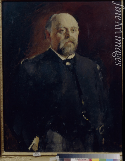 Serov Valentin Alexandrovich - Portrait of Savva Ivanovich Mamontov (1841-1918)