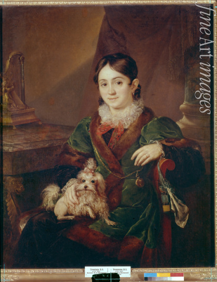 Tropinin Vasili Andreyevich - Portrait of Countess Natalia Andreevna Obolenskaya
