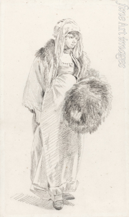 Le Prince Jean-Baptiste - Russian woman with a fur muff