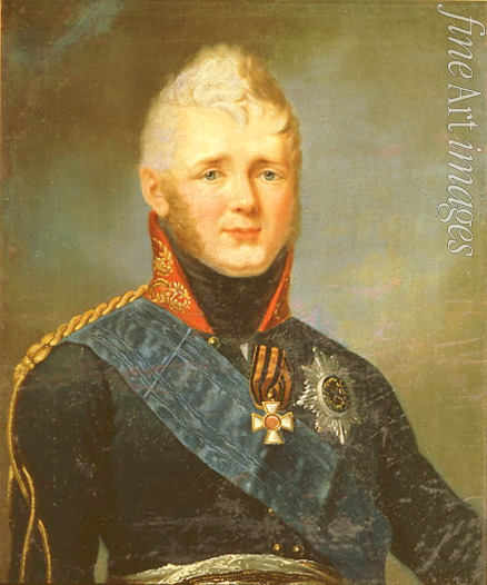 Schtschukin Stepan Semjonowitsch - Porträt des Kaisers Alexander I. (1777-1825)