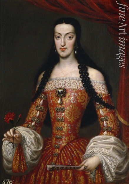García Hidalgo José - Marie Louise von Orléans (1662-1689), Königin von Spanien