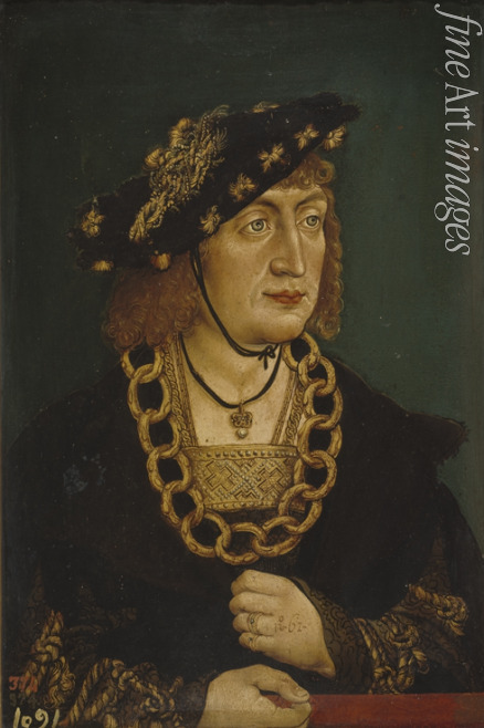 Wertinger Hans von - Porträt von Friedrich III. (1415-1493), Kaiser des Heiligen Römischen Reiches