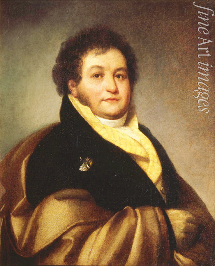 Kiprenski Orest Adamowitsch - Porträt des Grafen Wassili Mussin-Puschkin-Brus (1773-1836)