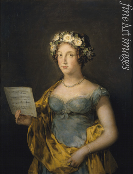 Goya Francisco de - Portrait of Manuela Téllez Girón y Pimentel (1794-1838), Duchess of Abrantes