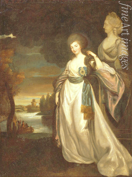 Brompton Richard - Portrait of Aleksandra Branicka (1754-1838), lady-in-waiting of Catherine II
