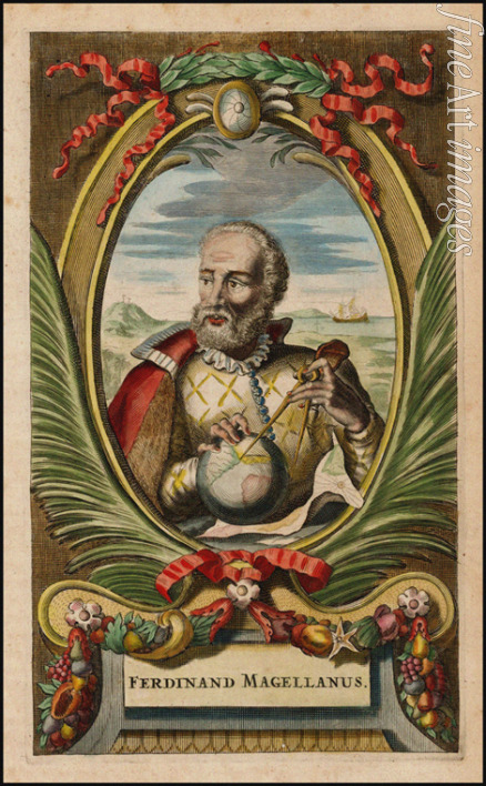 Ogilby John - Porträt von Ferdinand Magellan