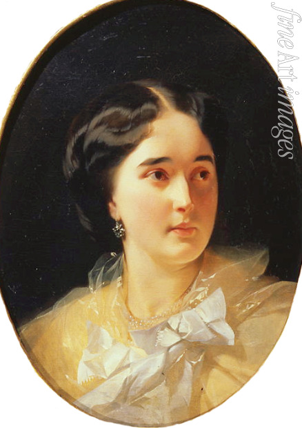 Makarov Ivan Kosmich - Portrait of Countess Darya Olsufyeva (1836-?)