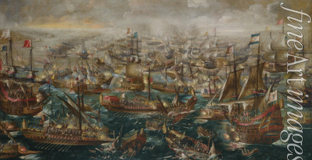 Eertvelt Andries van - Die Seeschlacht von Lepanto am 7. Oktober 1571