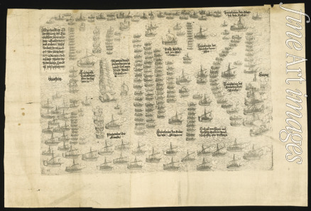 Jenichen Balthasar - Die Seeschlacht von Lepanto am 7. Oktober 1571