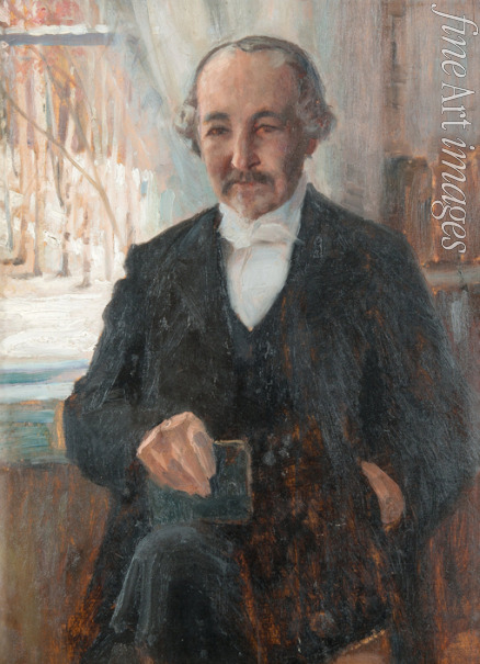 Edelfelt Albert Gustaf Aristides - Portrait of the poet Zacharias Topelius (1818-1898)