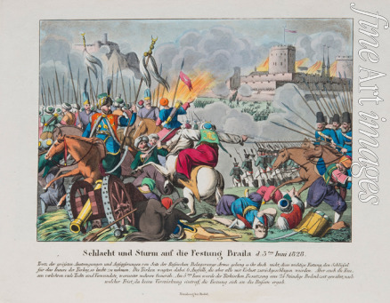 Anonymous - The storming the Brailov fortress on June 15, 1828