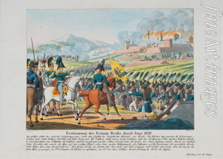 Campe August Friedrich Andreas - Die Erstürmung der Festung Brailow am 15. Juni 1828