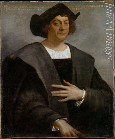 Piombo Sebastiano del - Porträit von Christoph Kolumbus