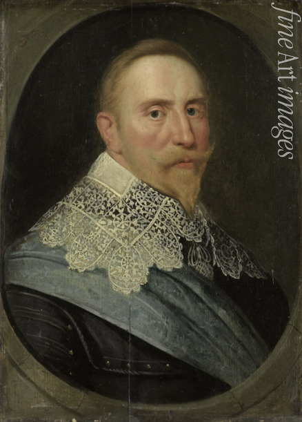 Unbekannter Künstler - Porträt von König Gustav II. Adolf von Schweden (1594-1632)