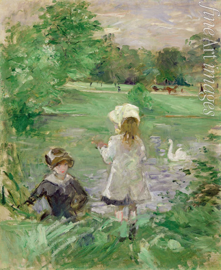 Morisot Berthe - Auf dem Seeufer (Au bord du lac)