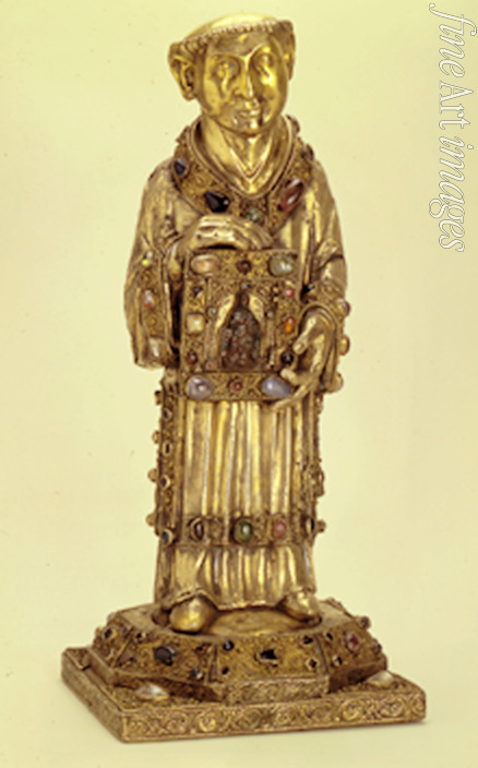 Westeuropäische angewandte Kunst - Der Heilige Stephanus als Diakon (Rliquar)