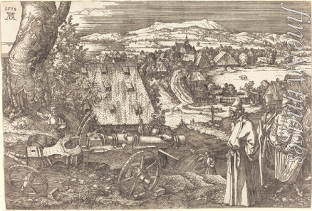 Dürer Albrecht - Landscape with a Cannon