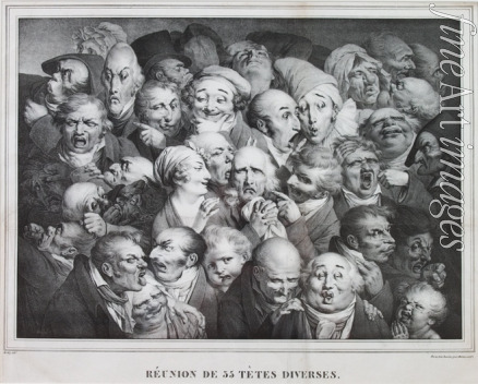 Boilly Louis-Léopold - Group of Thirty-Five Heads