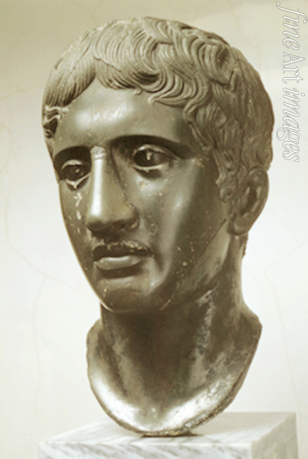Art of Ancient Rome Classical sculpture - Head of Doryphorus (Roman copy after original by Polyclitus)