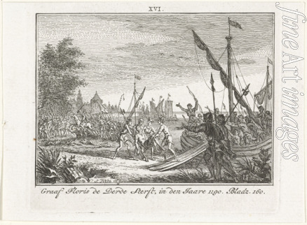 Fokke Simon - The Death of Floris III of Holland at Antioch