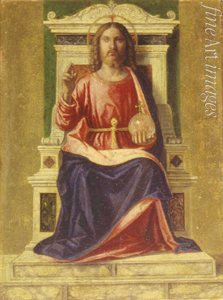 Cima da Conegliano Giovanni Battista - Thronender Christus (Salvator Mundi)