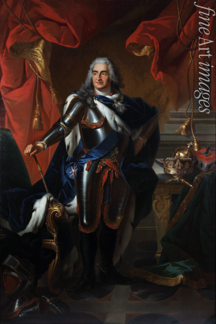 Silvestre Louis de (Kopie) - Porträt von Friedrich August I. von Sachsen (1670-1733), König von Polen