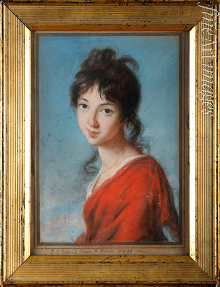 Vigée Le Brun Louise Élisabeth - Porträt von Prinzessin Teresa Czartoryska (1785-1868)