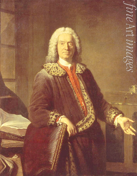 Aved Jacques-Andrè Joseph - Portrait of the poet and tragedian Prosper Jolyot de Crébillon (1674-1762)