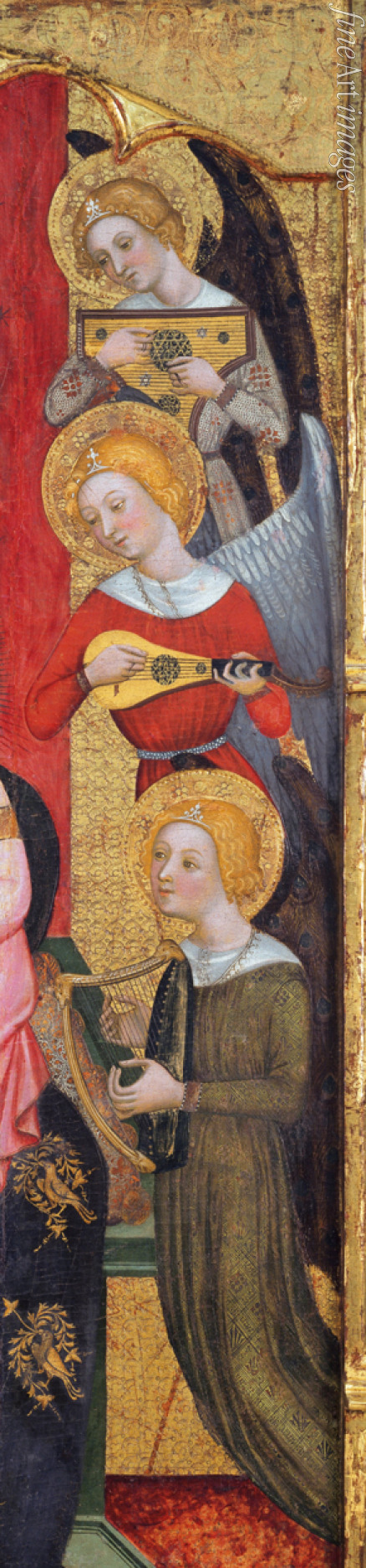 Serra Pere - Madonna mit Christkind und musizierenden Engeln (Detail)
