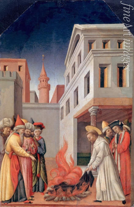 Vivarini Antonio - Das Feuerwunder vor dem Sultan