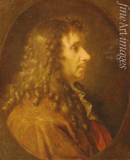 Le Brun Charles - Portrait of the author Moliére (1622-1673)