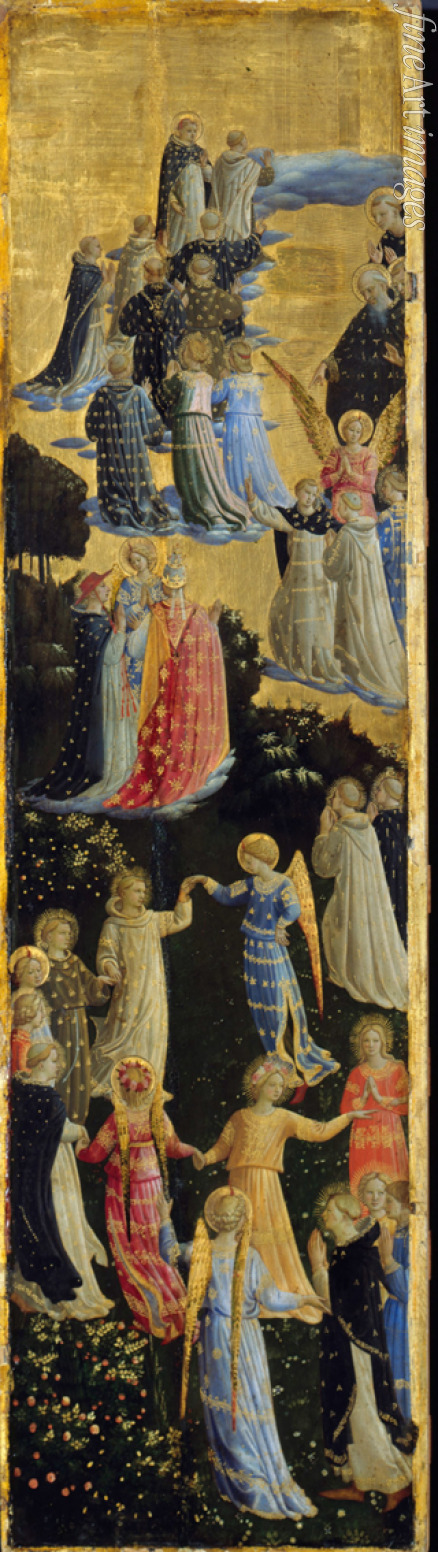 Angelico Fra Giovanni da Fiesole - Das Jüngste Gericht (Flügelaltar, linke Tafel)