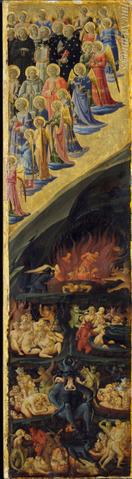 Botticelli Sandro - Das Jüngste Gericht (Flügelaltar, rechte Tafel)