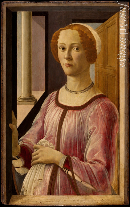 Botticelli Sandro - Porträt von Smeralda Bandinelli