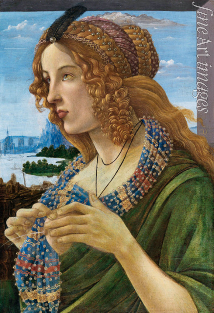 Botticelli Sandro (Werkstatt) - Allegorisches Bildnis einer Frau (Simonetta Vespucci)