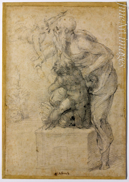 Buonarroti Michelangelo - Die Opferung Isaaks